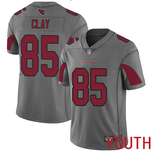 Arizona Cardinals Limited Silver Youth Charles Clay Jersey NFL Football 85 Inverted Legend